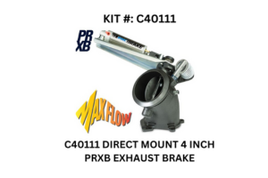 Pacbrake C40111 kit with direct mount for C-11 engine, designed for optimal exhaust braking efficiency